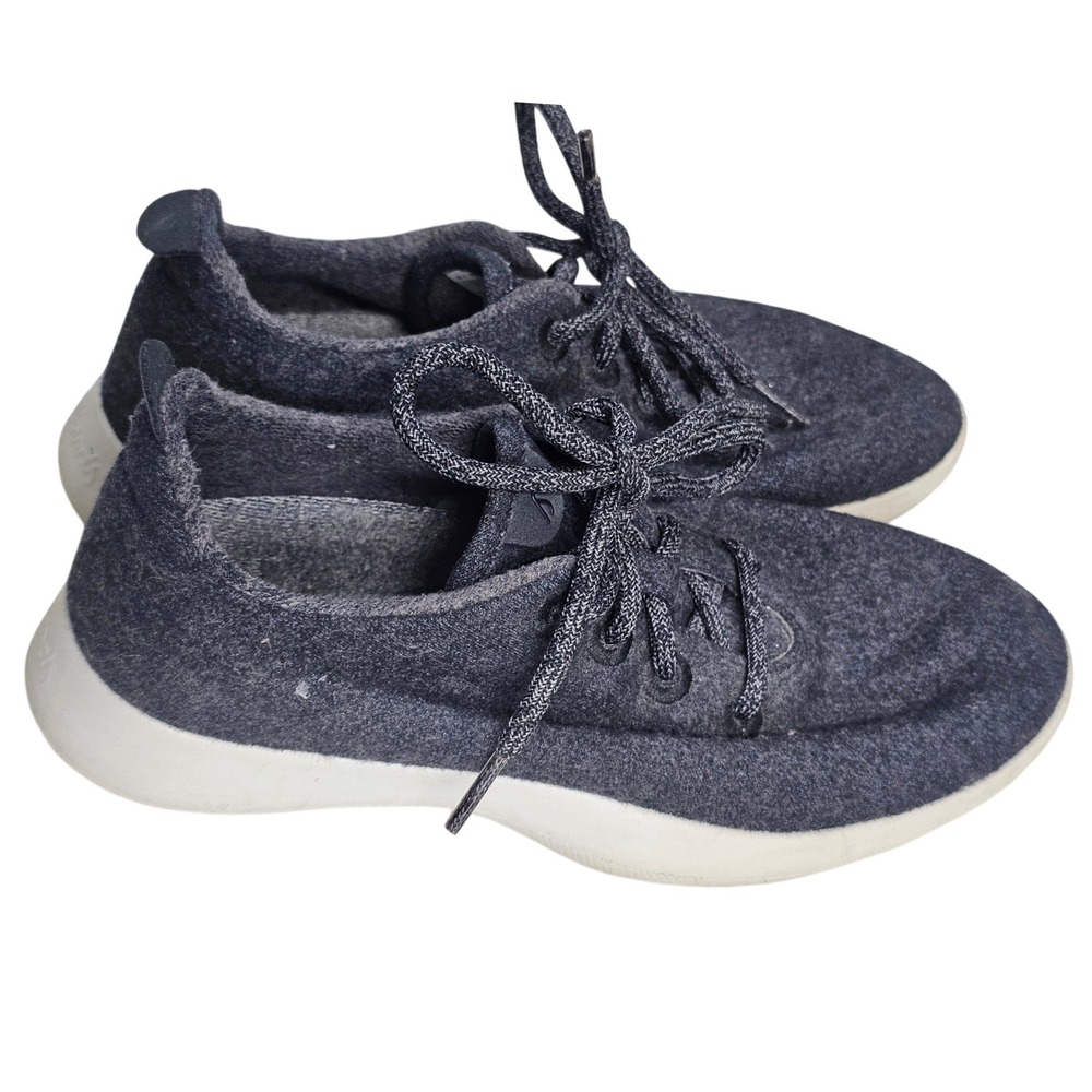 Allbirds Wool Runners Charcoal Grey Merino Wool Sneakers Womens 8